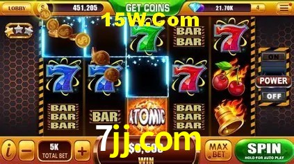 Jackpots e promoções na 7jj.com